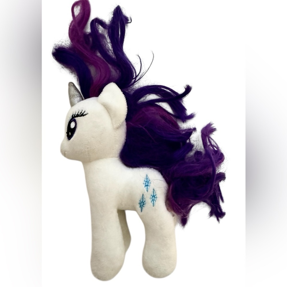 2014 My Little Pony Hasbro Ty Rarity Stuffed Unicorn